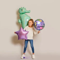 Personalised Inflated Balloon Bunch - Under The Sea