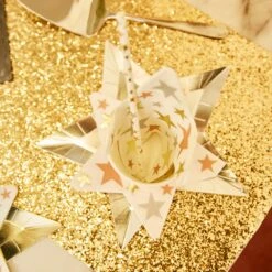 Metallic Gold Glitter Table Runner 10 Metallic Gold Glitter Table Runner -Decorations Party Shop Star Shaped Paper Napkins c1f488c9 9a20 4628 8ecb 6090964a602c