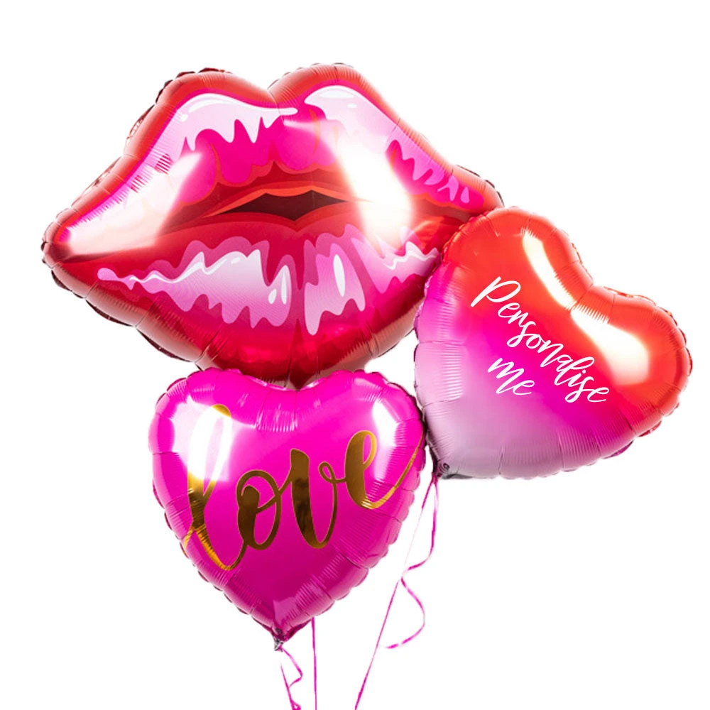 Kissey Lips Balloon Bunch 3 Kissey Lips Balloon Bunch - Image 3