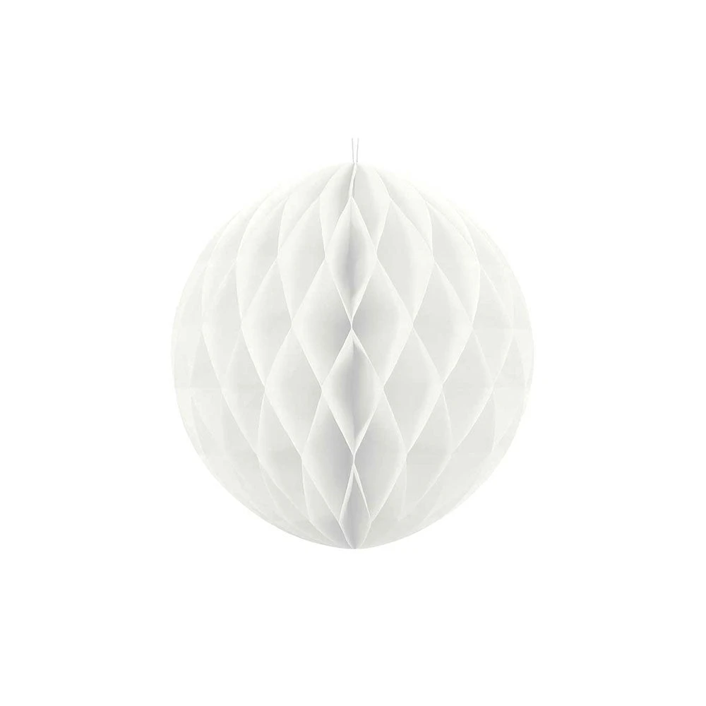 Honeycomb Paper Ball - White 3 Honeycomb Paper Ball - White - Image 3