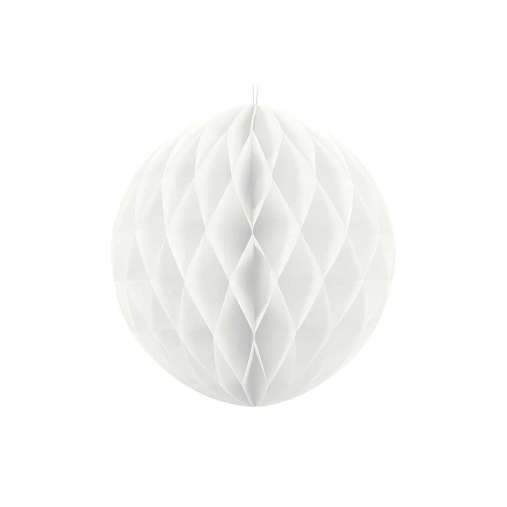 Honeycomb Paper Ball - White 2 Honeycomb Paper Ball - White - Image 2