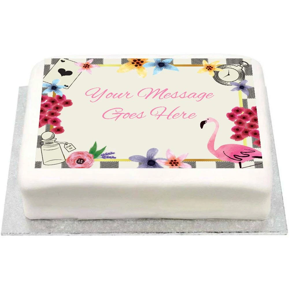 Personalised Photo Cake - Tea Party 2 Personalised Photo Cake - Tea Party - Image 2