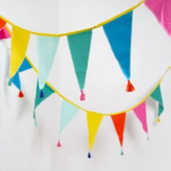 Rainbow Fabric Bunting (3m)